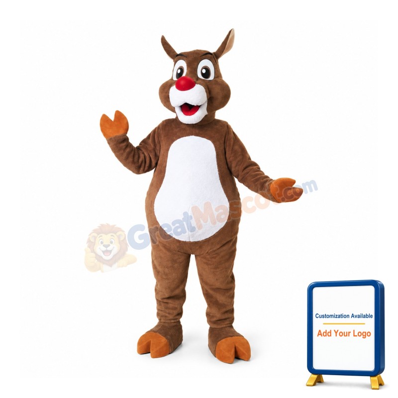 Christmas Reindeer Mascot Costume