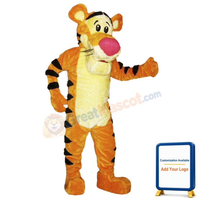 Tiger The Pooh Mascot Costume
