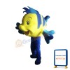 Flounder Fish Mascot Costume Adult Costume