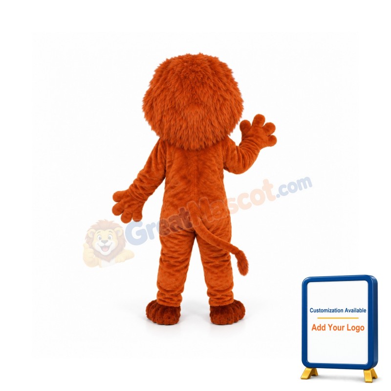 Lion Mascot Costume Adult Animal Costume