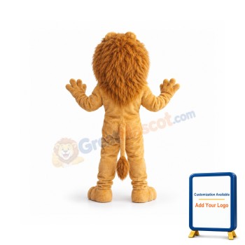 Power Muscular Lightweight Lion Mascot Costume
