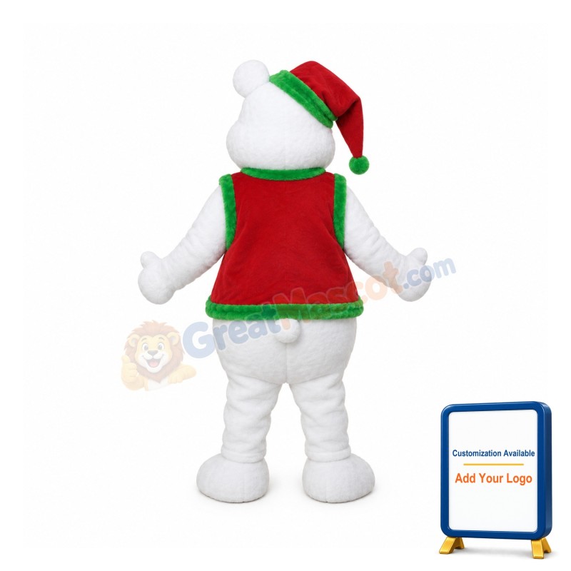 Christmas Bear Mascot Costume