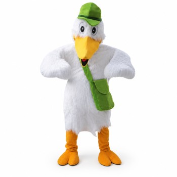 Cute Stork Mascot Costume