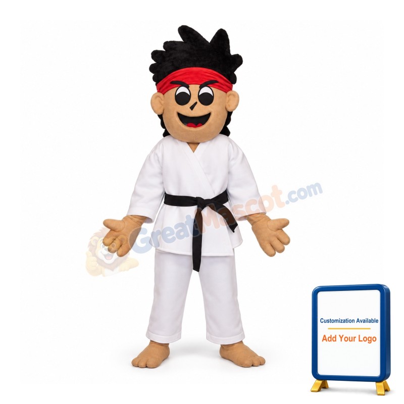 karate Kid Mascot Costume