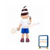 Ice Creamy Boy Mascot Costume