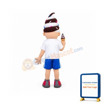 Ice Creamy Boy Mascot Costume