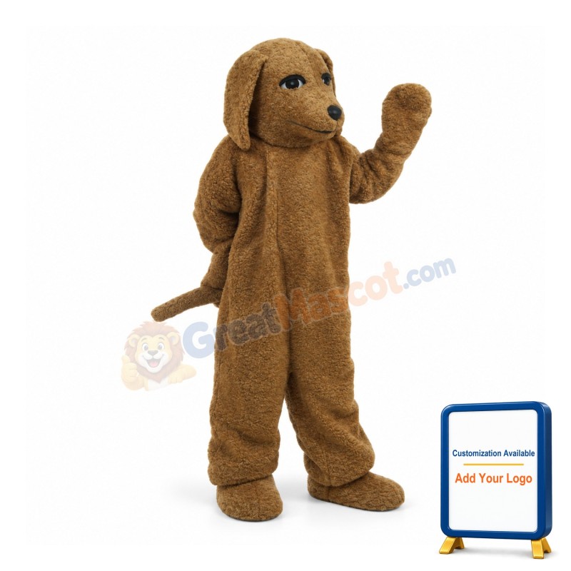 Friendly Poodle Dog Mascot Costume