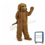Friendly Poodle Dog Mascot Costume