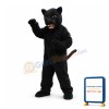 Fierce Black Panther Mascot Costume