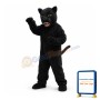 Fierce Black Panther Mascot Costume