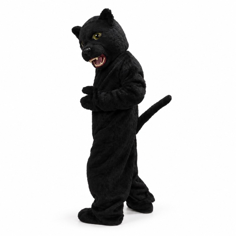 Fierce Black Panther Mascot Costume
