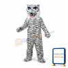 White Bengal Tiger Mascot Costume