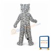 White Bengal Tiger Mascot Costume