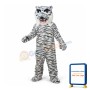White Bengal Tiger Mascot Costume