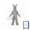 Friendly Zebra Mascot Costume