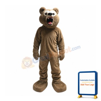 Fierce Lightweight Grizzly Bear Mascot Costume