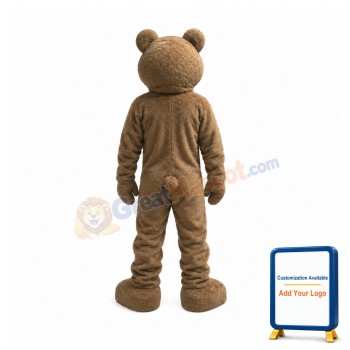 Fierce Lightweight Grizzly Bear Mascot Costume