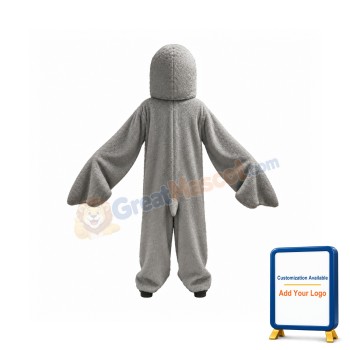 Furry Dolphin Mascot Costume
