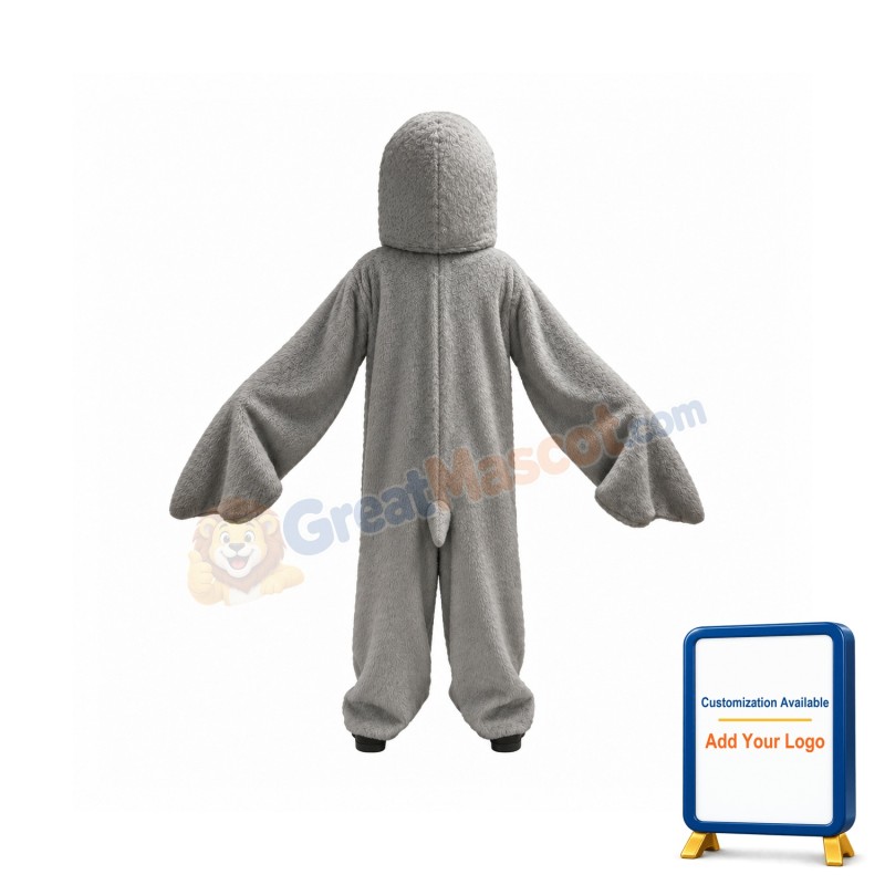Furry Dolphin Mascot Costume