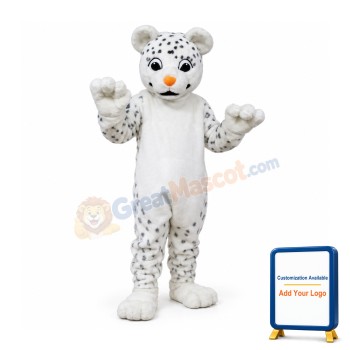 Snow Leopard Mascot Costume