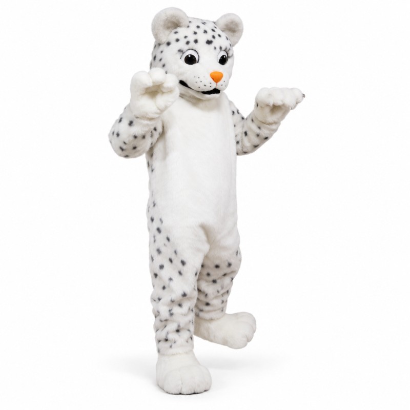 Snow Leopard Mascot Costume