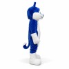 Blue Furry Husky Mascot Costume
