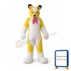 Yellow Husky Mascot Costume