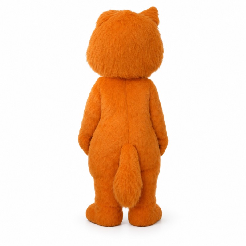 Cute Orange Fox Mascot Costume