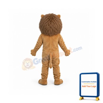 Friendly Lightweight Lion Mascot Costume