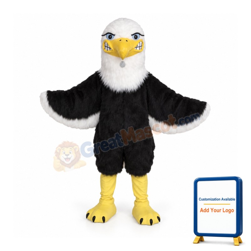 Fierce Lightweight Bald Eagle Mascot Costume