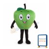 Cyan Apple Mascot Costume