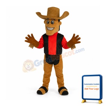 Lovely Cowboy Mascot Costume