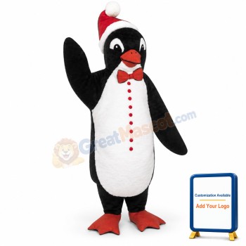Santa Penguin Mascot Costume