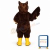 Black Owl Mascot Costume