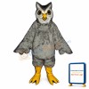 Grey Owl Mascot Costume