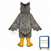 Grey Owl Mascot Costume
