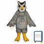 Grey Owl Mascot Costume