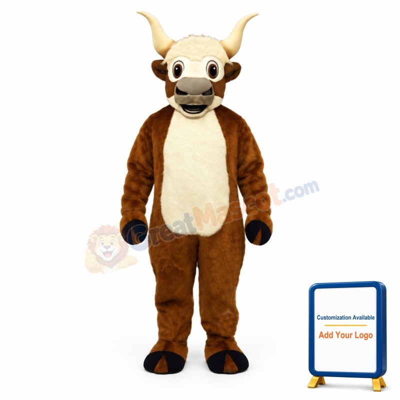 Yak Bull Mascot Costume