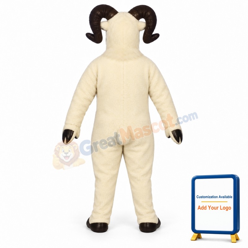 Big Horned Sheep Mascot Costume