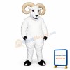 White Ram Mascot Costume