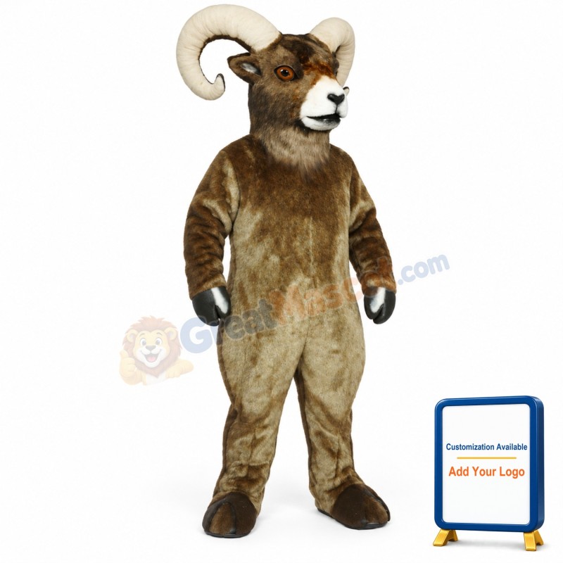 Mountain Goat Mascot Costume