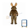 Grey Moose Mascot Costume