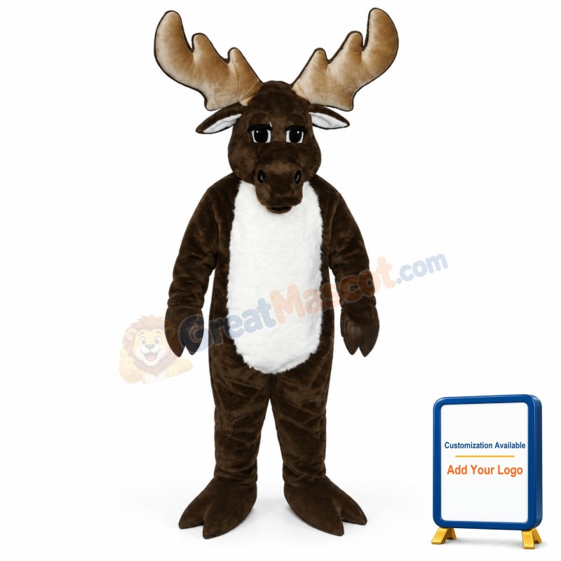 Monty Moose Mascot Costume