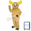 Morty Moose Mascot Costume