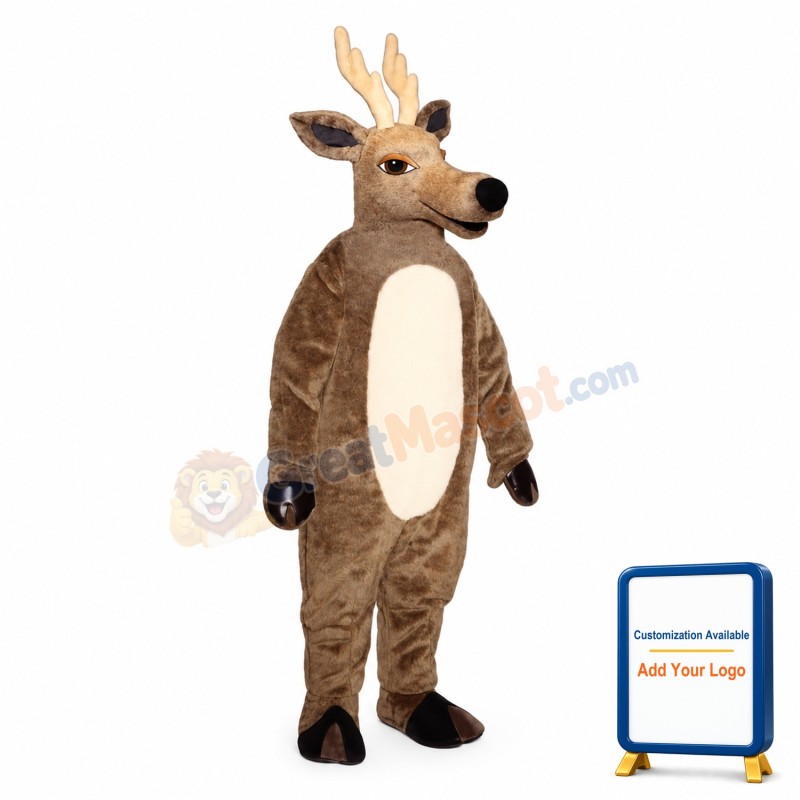 Sleepy Deer Mascot Costume
