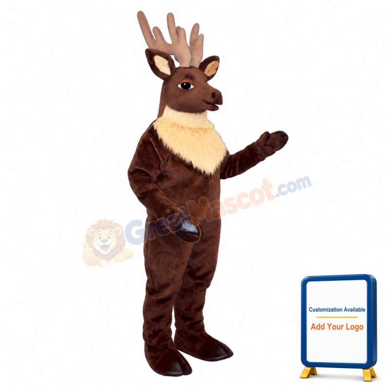 Regal Elk Deer Mascot Costume