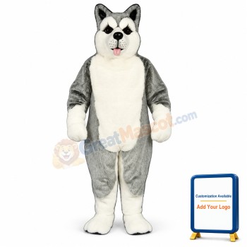 Cute Husky Mascot Costume