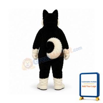 Fat Husky Mascot Costume
