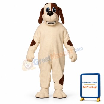 Grinning Hound Dog Mascot Costume