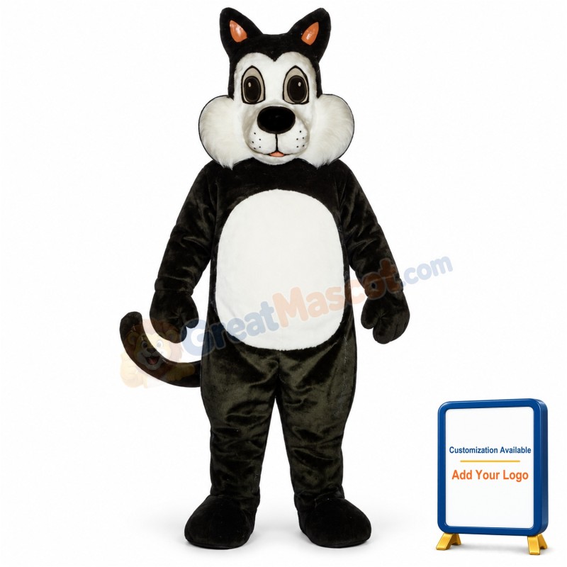 Comic Cat Mascot Costume